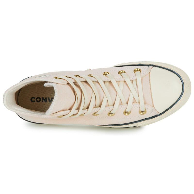 Converse CTAS LIFT PLATFORM SUEDE Rosa Sneakers alte Donna - 6