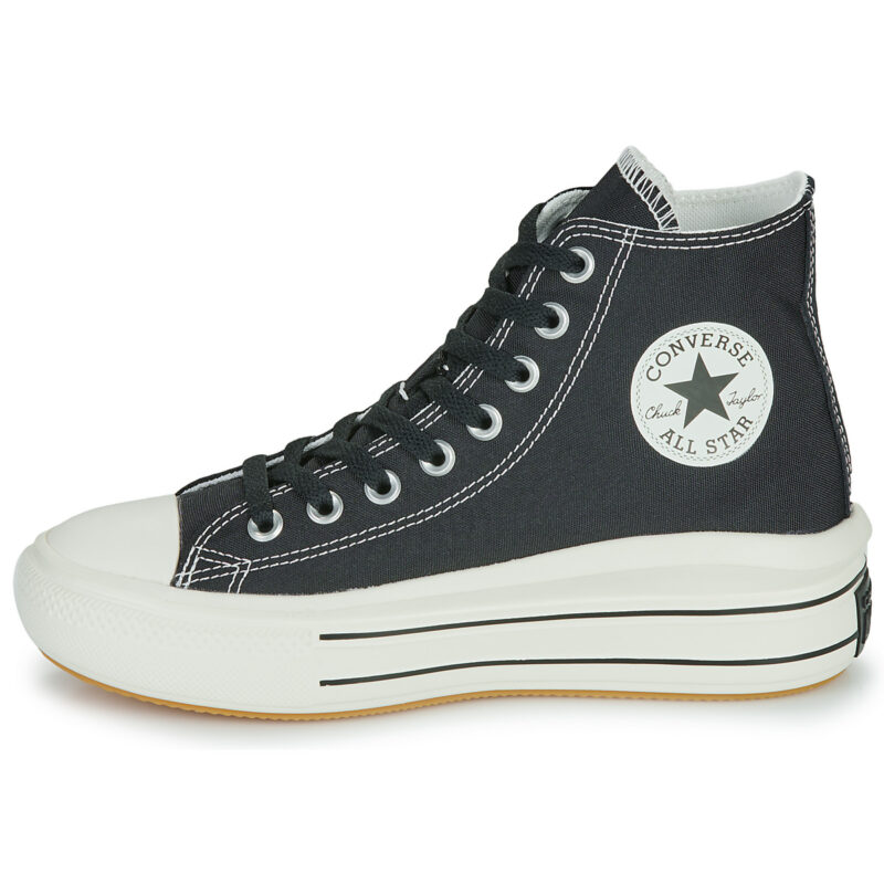 Converse CTAS MOVE PLATFORM RETRO SPORT Nero Sneakers alte Donna - 4