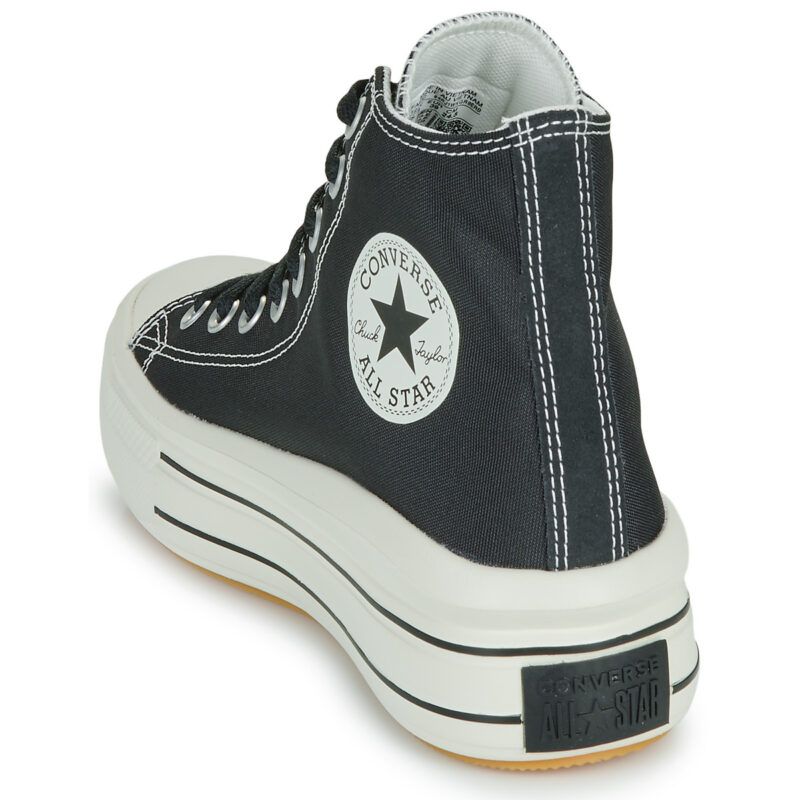 Converse CTAS MOVE PLATFORM RETRO SPORT Nero Sneakers alte Donna - 5