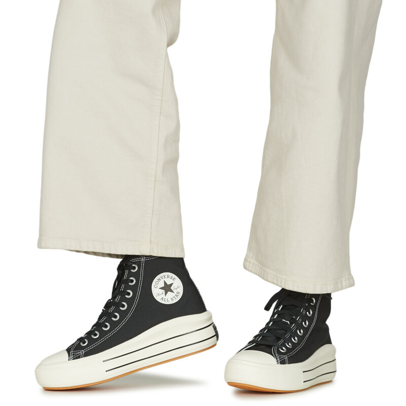 Converse CTAS MOVE PLATFORM RETRO SPORT Nero Sneakers alte Donna - 8