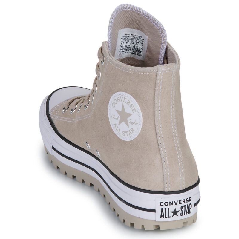 Converse CHUCK TAYLOR ALL STAR CITY TREK SUEDE Beige Sneakers alte Uomo - 5