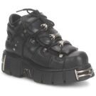 New Rock EVIL Black Derby Men - 1