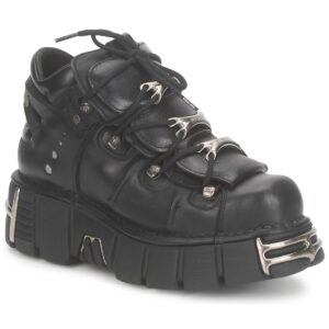 New Rock  EVIL  Nero -  Derby Uomo