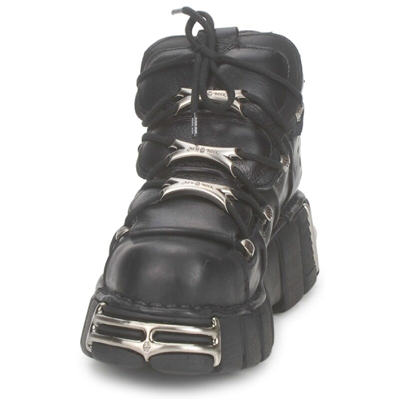 New Rock EVIL Black Derby Men - 3