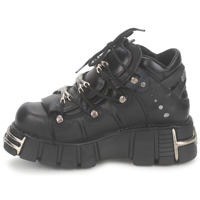 New Rock EVIL Black Derby Men - 4