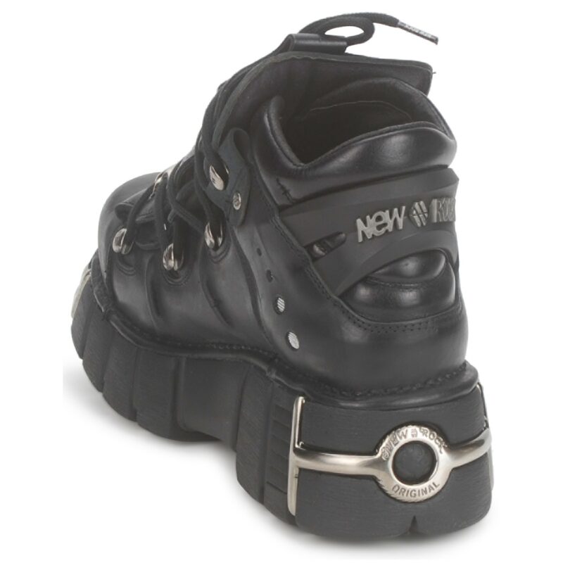 New Rock EVIL Black Derby Men - 5