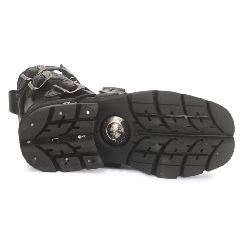 New Rock CALAMITOUS Schwarze Damen-Ankle-Boots - Gr&ouml;&szlig;e 7