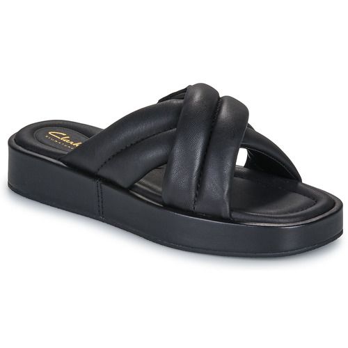 Ciabatta Donna Clarks ALDA GLIDE in pelle nera, con design elegante e comodo, ideale per un look casual e raffinato. Perfetta per l'estate, offre supporto e traspirabilità, ideale per le passeggiate e l'uso quotidiano. Acquista ora e aggiungi un tocco di stile al tuo guardaroba!