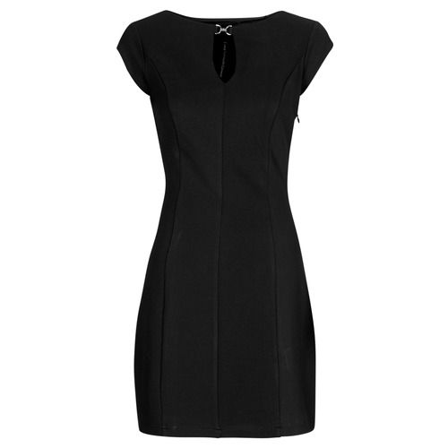 Abito corto Donna Guess DOROTEA Nero, elegante e alla moda, perfetto per occasioni speciali e uscite serali. Design sofisticato con dettagli raffinati, ideale per completare il tuo look. Acquista ora l'Abito corto DOROTEA di Guess per aggiungere un tocco di stile al tuo guardaroba.