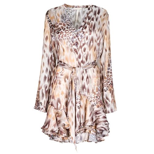 Abito corto multicolore Guess SIBILLA per donna, elegante e alla moda, ideale per ogni occasione. Design trendy e tessuto di alta qualità, perfetto per un look fresco e giovane. Acquista ora l'abito corto Guess SIBILLA e valorizza il tuo stile!