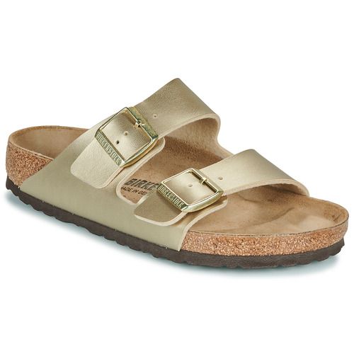 Ciabatta Donna Birkenstock Arizona BF Gold Oro, caratterizzata da un design elegante e raffinato, realizzata in materiale di alta qualità. Perfetta per il comfort quotidiano, questa ciabatta unisce stile e funzionalità, ideale per la stagione estiva. Scopri la combinazione perfetta di moda e comfort con le Birkenstock Arizona BF Gold Oro.