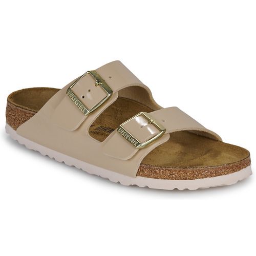 Ciabatta Donna Birkenstock Arizona BF Patent Sand Beige, elegante e comoda, ideale per il tempo libero. Design alla moda con finitura patent, perfetta per ogni look estivo. Acquista ora per un comfort unico e stile raffinato.