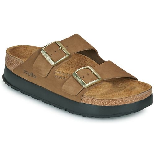 Ciabatta Donna Papillio Arizona Flex Platform LENB in Dark Tea Marrone, elegante e comoda, ideale per il tempo libero. Design moderno con suola piatta per un supporto ottimale. Perfetta per ogni occasione! Acquista ora per un comfort ineguagliabile.
