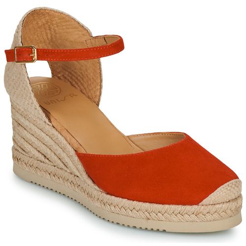 Espadrillas Donna Unisa CACERES in rosso, realizzate in materiale di alta qualità, perfette per un look estivo elegante e trendy. Queste espadrillas sono ideali per ogni occasione, offrendo comfort e stile. Acquista ora per aggiungere un tocco di colore al tuo guardaroba!