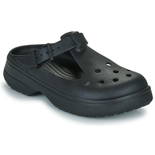 Ciabatta Donna Crocs Classic Mary Jane Clog, color blu scuro, con design elegante e confortevole, tacco basso. Perfetta per il tempo libero, offre stile e praticità. Ideale per ogni occasione, dalla casa alle passeggiate all'aperto.