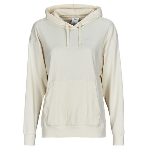 Felpa Donna Puma ESS ELEVATED RIB HOODIE Beige: elegante e comoda felpa con cappuccio, realizzata in cotone morbido, ideale per un look casual e sportivo. Perfetta per le giornate più fresche, questa felpa offre comfort e stile. Acquista ora per valorizzare il tuo guardaroba con un must-have di moda.