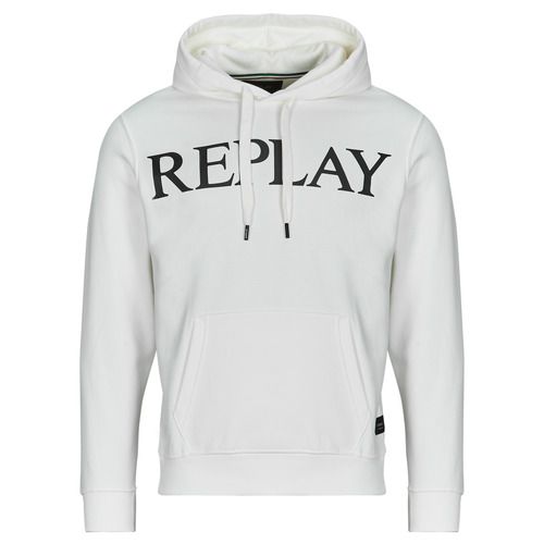 Felpa Uomo Replay SWEATSHIRT Bianco: elegante e versatile, perfetta per un look casual. Realizzata in cotone morbido, offre comfort e stile, ideale per ogni occasione. Disponibile ora per elevate prestazioni di moda.