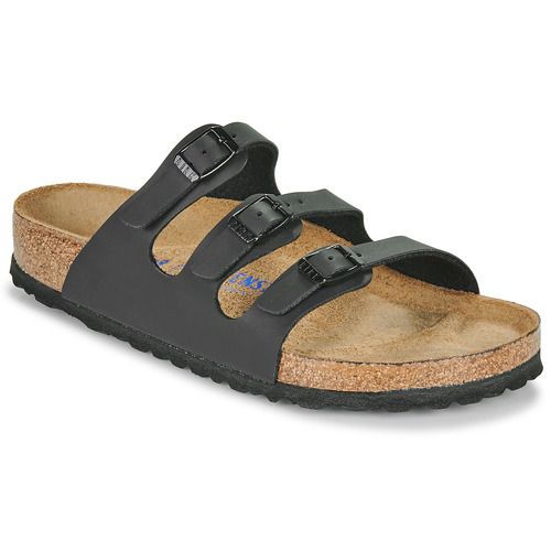 Ciabatta Donna Birkenstock Florida SFB BF Black Nero, elegante e confortevole, ideale per ogni occasione. Design classico e materiale di alta qualità per un comfort duraturo. Perfetta per un look casual-chic, disponibile in taglie varie.