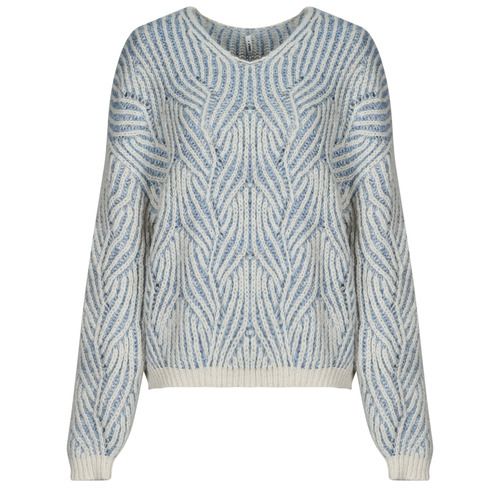 Maglione Donna Only ONLELIN Blu, elegante e alla moda. Realizzato in materiale morbido, ideale per outfit casual e per la stagione invernale. Perfetto da abbinare a jeans o gonne per un look trendy e comodo. Disponibile in diverse taglie, è un must-have nel guardaroba femminile.