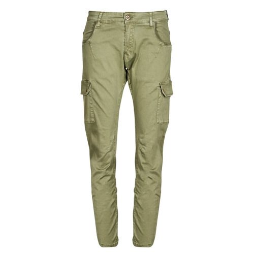 Pantalone Cargo Donna Le Temps des Cerises RIVEIRA in stile casual, realizzato in tessuto di alta qualità, disponibile nel colore verde militare. Design moderno con tasche laterali e dettagli funzionali, ideale per look trendy e pratici. Perfetto per ogni occasione, dal tempo libero alle uscite informali. Acquista ora il Pantalone Cargo RIVEIRA per un comfort senza rinunciare allo stile.