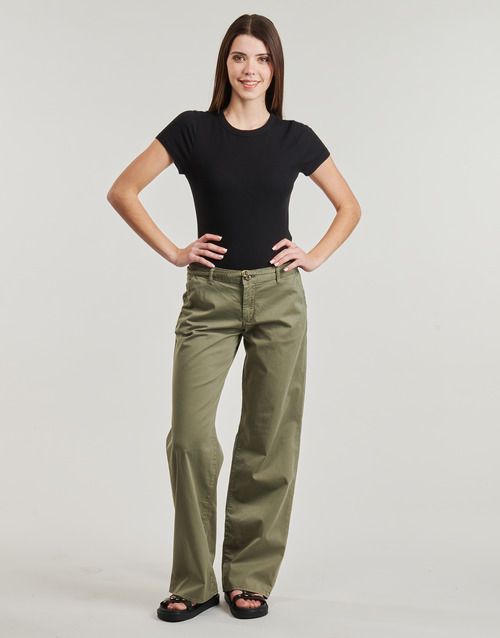 Pantaloni larghi Le Temps des Cerises TAHIS Kaki Pantaloni larghi Donna - 2