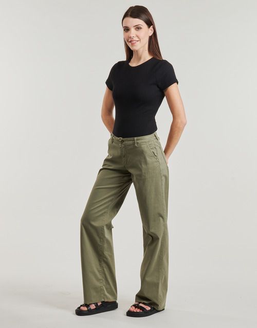 Pantaloni larghi Le Temps des Cerises TAHIS Kaki Pantaloni larghi Donna - 3