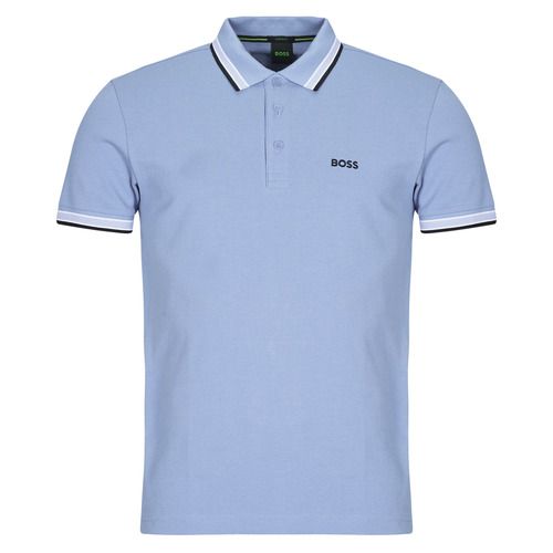 Polo Uomo BOSS Paddy Blu - Elegante e raffinata, la polo BOSS Paddy in blu è il capo perfetto per un look casual-chic. Realizzata in cotone di alta qualità, offre comfort e stile. Ideale per ogni occasione, dai weekend agli eventi più formali. Acquista ora la tua Polo Uomo BOSS Paddy Blu e arricchisci il tuo guardaroba con un must-have.