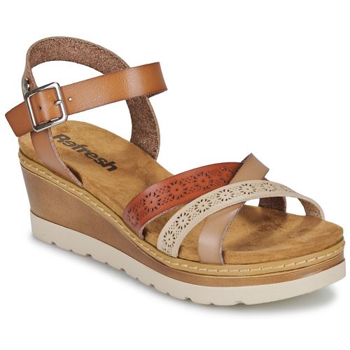 Sandali Donna Refresh 172682 Marrone, eleganti e versatili, perfetti per ogni occasione. Design moderno con dettagli raffinati, ideali per completare il tuo look estivo. Confortevoli e alla moda, questi sandali sono un must-have per la stagione. Scopri il tuo stile unico con i sandali Refresh 172682.