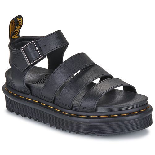 Sandali Donna Dr. Martens Blaire Black Athena in Nero, design elegante e versatile, ideali per ogni occasione. Realizzati con materiali di alta qualità, offrono comfort e stile. Perfetti da abbinare a look casual o chic, questi sandali sono un must-have per la stagione. Acquista ora i tuoi Dr. Martens Blaire per un'estate alla moda!