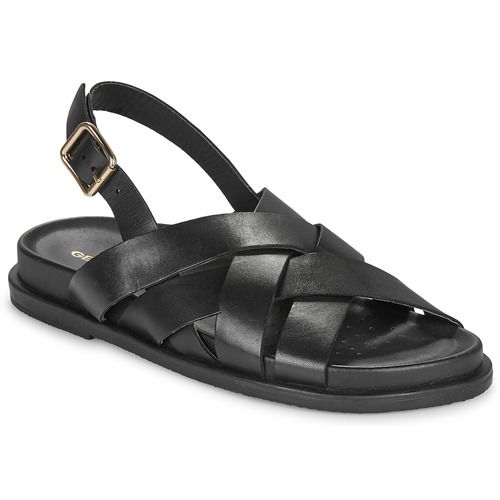 Sandali Donna Geox D ADELASH Nero - Eleganti sandali estivi in nero, progettati per il massimo comfort e stile. Perfetti per ogni occasione, questi sandali uniscono design moderno e innovazione tecnologica. Ideali per le calde giornate estive e facilitano la camminata grazie alla loro soletta traspirante. Aggiungi un tocco di classe al tuo outfit con i sandali Geox D ADELASH.