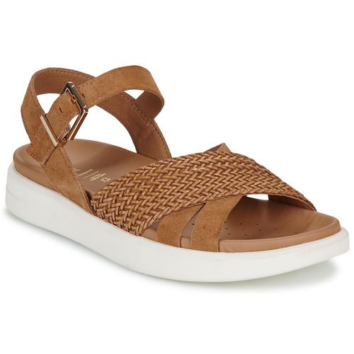 Sandali Geox D XAND 2S Marrone per donna, eleganti e comodi, ideali per l'estate. Realizzati con materiali di alta qualità, offrono comfort e stile. Perfetti per ogni occasione, questi sandali sono un must-have nel guardaroba estivo.