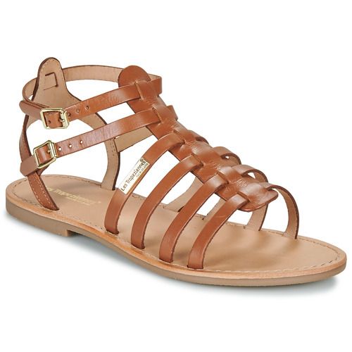 Sandali marroni HIKAELA da donna di Les Tropéziennes par M Belarbi, realizzati in pelle di alta qualità, con design elegante e comodo, perfetti per l'estate. Ideali per occasioni casual e formali, questi sandali offrono stile e comfort in ogni passo. Acquista ora i tuoi HIKAELA per completare il tuo look estivo!