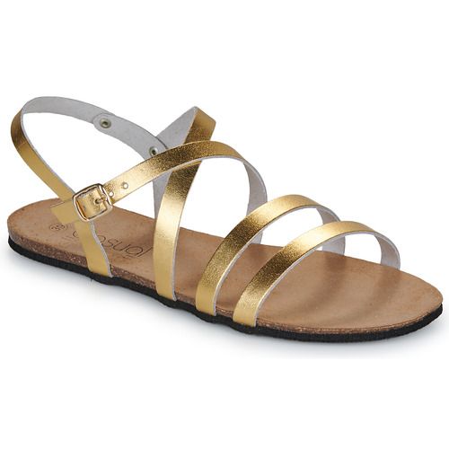 Sandali donna Casual Attitude JALIYA Oro, eleganti e comodi, ideali per l'estate. Design raffinato con tacco, perfetti per outfit casual e serate speciali. Acquista ora per aggiungere un tocco di stile al tuo guardaroba!