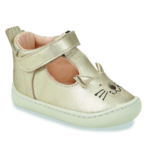 Scarpe Easy Peasy per bambina e ragazza MY DODU SALOME CHAT in oro, perfette per ogni occasione. Realizzate con materiali di alta qualità per garantire comfort e stile, queste scarpe sono ideali per le piccole fashioniste. Acquista ora le scarpe Easy Peasy per un look elegante e alla moda!