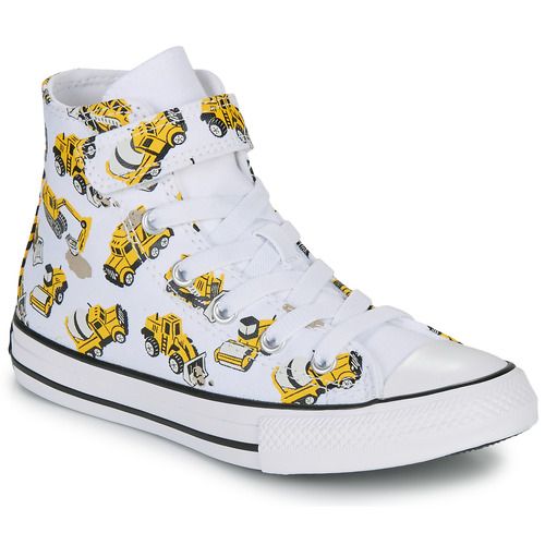 Scarpe bambini ragazzo Converse  CHUCK TAYLOR ALL STAR CONSTRUCTION TRUCK EASY-ON  Bianco Converse 194435323381
