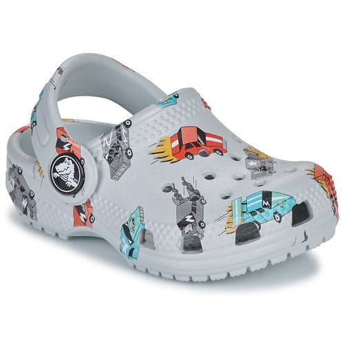 Scarpe bambini ragazzo Crocs  Classic Race Cars Graphic Cg T  Grigio Crocs 198445121234