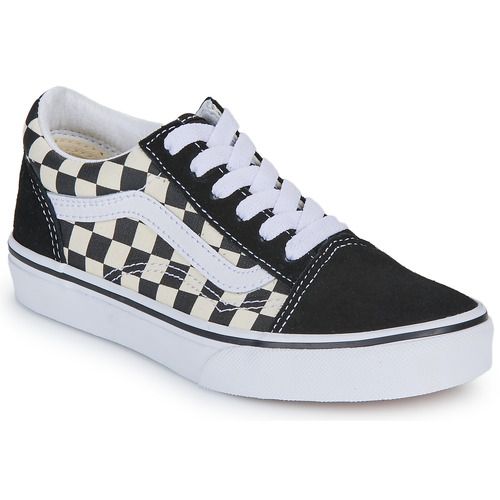 Vans Scarpe bambino ragazzo UY Old Skool Nero, sneaker di alta qualità dal design iconico, perfette per ragazzi. Calzature versatili e alla moda, ideali per ogni occasione, dallo stile casual a quello sportivo. Comfort garantito con la suola robusta per una maggiore durata. Disponibili in diverse taglie, un must-have per il guardaroba di ogni giovane trendsetter.