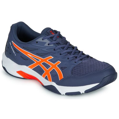 Scarpe da sport uomo Asics GEL-ROCKET 11 Marine, ideali per il volley e il basket, design aerodinamico e comfort ottimale, suola antiscivolo per una presa eccellente. Perfette per gli sportivi che cercano performance e stile. Acquista ora le Asics GEL-ROCKET 11 Marine!