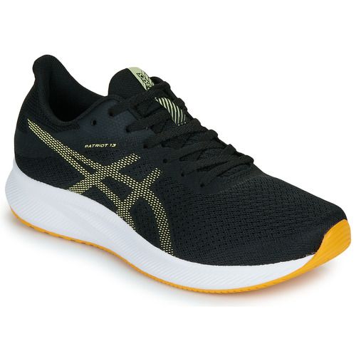 Scarpe da running Uomo Asics PATRIOT 13 Nero, eleganti e confortevoli, ideali per la corsa e l'allenamento. Design sportivo con materiali di alta qualità per prestazioni ottimali. Comode e leggere, perfette per chi cerca stile e funzionalità. Scarpe Asics versatile per ogni tipo di attività sportiva.