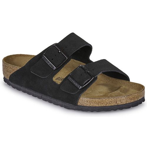 "Birkenstock Arizona LEVE Black Nero Ciabatta Uomo, sandali eleganti e comodi per uomo, perfetti per l'estate. Design classico con cinturini regolabili, soletta anatomica in sughero per un comfort ottimale. Scarpe Birkenstock ideali per passeggiate e utilizzo quotidiano."