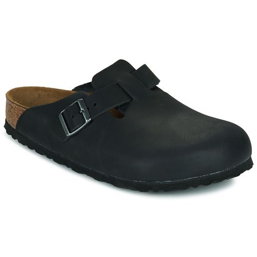 "Ciabatta uomo Birkenstock Boston LEOI Black Nero, sinonimo di comfort e stile. Perfetta per l'uso quotidiano, questa ciabatta è realizzata con materiali di alta qualità che assicurano durata e benessere. Scopri il massimo del relax con le scarpe Birkenstock, ideale per tutti gli amanti della moda casual."