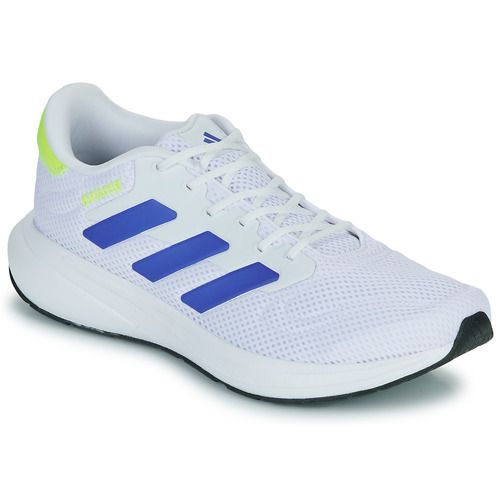 Scarpe da running uomo adidas RESPONSE RUNNER U in bianco, design moderno e confortevole, perfette per la corsa e il tempo libero. Ideali per gli amanti dello sport e della moda, offrono supporto e stile in ogni passo. Perfette per gli allenamenti quotidiani e le attività all'aperto.