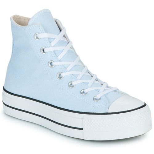Sneakers alte Converse CHUCK TAYLOR ALL STAR LIFT PLATFORM Blu per donna, eleganti e trendy. Design iconico con suola piatta per un comfort elevato e uno stile distintivo. Perfette per ogni occasione, queste sneakers sono un must-have per chi cerca moda e praticità. Acquista ora il tuo paio di sneakers alte Converse e completa il tuo look con un tocco di originalità.