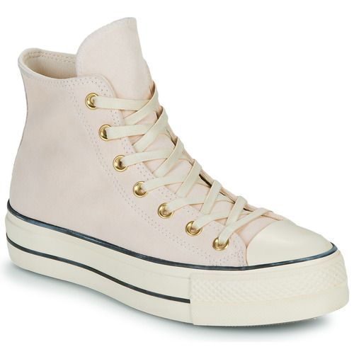 Sneakers alte Donna Converse CTAS LIFT PLATFORM SUEDE Rosa. Design elegante con tacco platform, realizzate in morbido suede per un comfort duraturo. Perfette per uno stile casual e trendy, ideali per ogni occasione. Acquista ora le Converse CTAS LIFT PLATFORM SUEDE Rosa e arricchisci il tuo guardaroba con un tocco di classe.