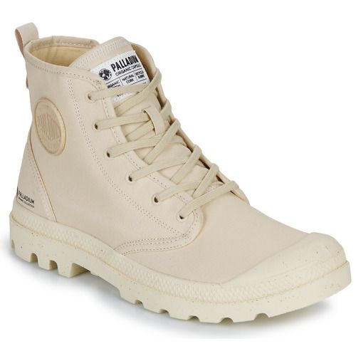Sneakers alte uomo Palladium PAMPA HI ZIP ORGANIC in beige, ideali per un look casual e alla moda. Realizzate con materiali sostenibili, queste sneakers offrono comfort e stile, perfette per ogni occasione. Acquista ora le Palladium PAMPA HI ZIP ORGANIC beige e aggiungi un tocco urbano al tuo guardaroba.