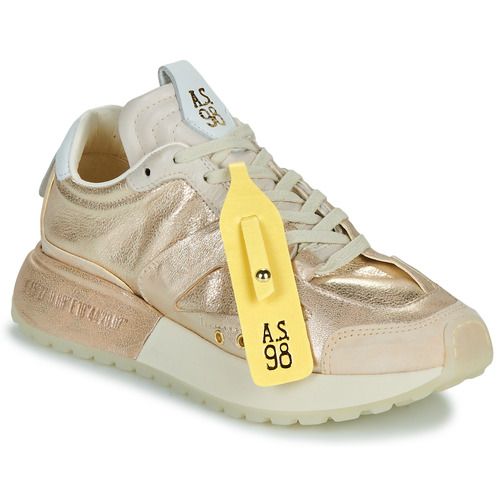 Sneakers basse Airstep / A.S.98 5FIVE Donna in pelle bianca con dettagli in metallo, perfette per uno stile casual e alla moda. Ideali per ogni occasione, offrono comfort e versatilità. Acquista ora le tue 5FIVE per un look trendy e contemporaneo!