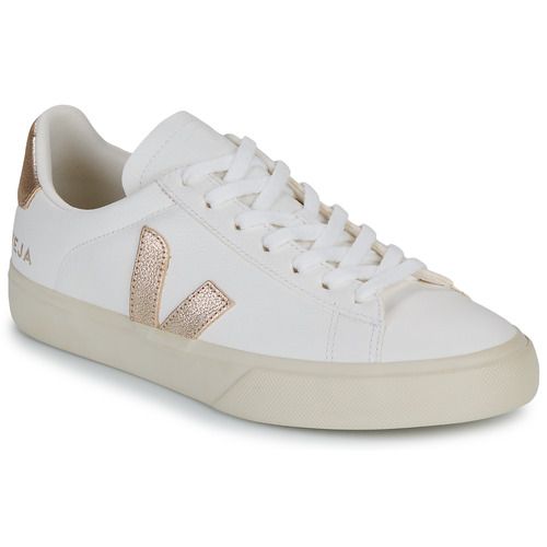 Sneakers basse Veja CAMPO Donna in pelle bianca, design elegante e moderno, ideali per il tempo libero e le occasioni casual. Queste scarpe sostenibili offrono comfort e stile, perfette per completare qualsiasi outfit. Acquista ora le Sneakers Veja CAMPO e valorizza il tuo look con un tocco eco-friendly.
