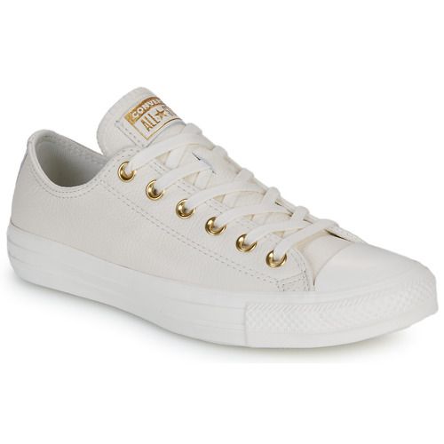 Sneakers basse Converse CHUCK TAYLOR ALL STAR GOLD per donna, in pelle dorata, design elegante e alla moda. Perfette per outfit casual e sportivi, queste scarpe offrono comfort e stile in ogni occasione. Acquista ora per aggiungere un tocco di glamour al tuo guardaroba!