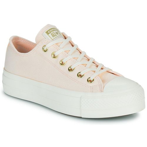 Sneakers basse Converse CHUCK TAYLOR ALL STAR LIFT PLATFORM GOLD Rosa per donna, stile elegante e alla moda, con dettagli in oro. Perfette per il tempo libero e per un look trendy, queste scarpe offrono comfort e supporto durante la giornata. Acquista ora le tue Converse CHUCK TAYLOR per un tocco di classe nel tuo guardaroba!