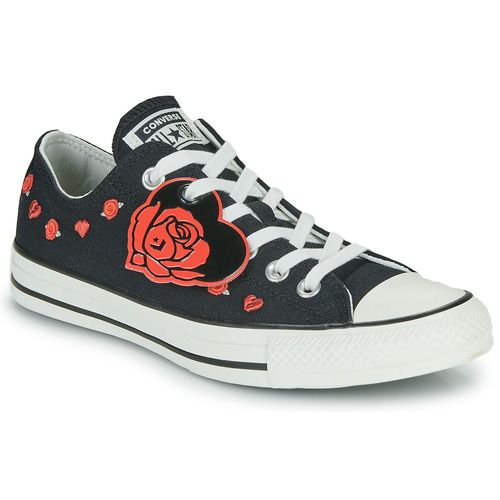 Sneakers basse Converse CHUCK TAYLOR ALL STAR Nero per donna, un modello iconico e versatile. Perfette per ogni occasione, queste scarpe offrono comfort e stile. Acquista ora le Converse CHUCK TAYLOR ALL STAR in nero per un look casual alla moda.
